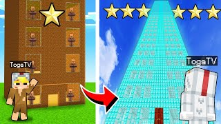 Tô Gà Thử Thách 24H Mở Khách Sạn Siêu Cao 1000 Tầng Trong Minecraft⭐⭐ [upl. by Nnaer]