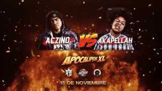 Apocalipsis XL Aczino VS Akapellah  LXL16 quotLinea Dieciséisquot Vídeo Oficial [upl. by Ivek]