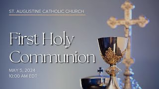 First Holy Communion Mass Livestream May 5 2024 [upl. by Alidus]