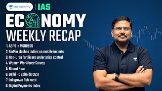 Economy Weekly Recap 29 Jan  4 Feb  Current Affairs Revision for UPSC 202425  By Shyam Kaggod [upl. by Auohs]