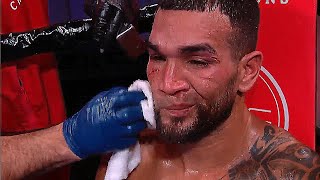 Jovanie Santiago Beaten Badly  ADRIEN BRONER vs JOVANIE SANTIAGO Highlights [upl. by Berey]