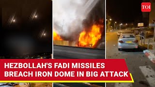 Iron Dome Failed Hezbollahs 120 Fadi Missiles Bomb 3 Israel Army Bases In Haifa amp Tiberias [upl. by Adar]