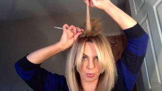 How To Back comb The Correct Way  GlamLocksLondoncom [upl. by Yotal]