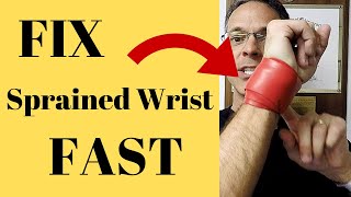 How to Heal a Sprained Wrist REALLY FAST [upl. by Yelyk]