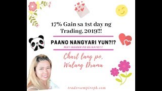 17 GAIN sa FIRST DAY ng TRADING May INSIDER po ba kayo [upl. by Eiltan]