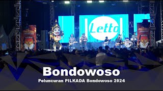 Letto  Live at Bondowoso  Peluncuran PILKADA KPU Bondowoso 2024 [upl. by Polk344]