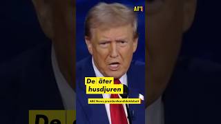 Trumps lögn i debatten ”Äter katter” [upl. by Atalaya]