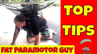 Top Tips for Large Paramotor Pilots  Putting on a Paramotor [upl. by Aldin]