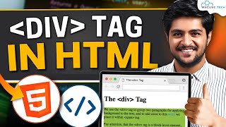 HTML DIV Tag Tutorial How to Use Position amp Style Div Elements Full Guide in Hindi  HTML amp CSS [upl. by Llenhoj422]