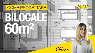 Come progettare un bilocale da 60 m² [upl. by Elak284]