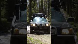 Subaru Baja vs Forester Water Crossing Who Wins [upl. by Viquelia]