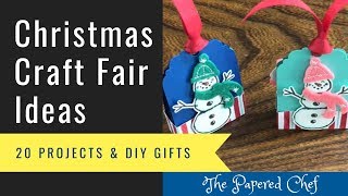 20 Christmas Craft Fair Ideas  Holiday DIY Gifts  3D Crafts  Stocking Stuffers amp More [upl. by Ydniw]