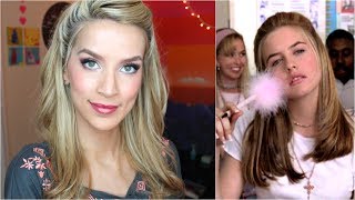 HAIR TUTORIAL Easy Half Up Clueless Inspired  LeighAnnSays [upl. by Iggam152]