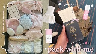 prep and pack with me for secret vacation [upl. by Yendys]