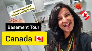 Basement Tour In Canada 🇨🇦  Place To Rent For Students [upl. by Nnayecats470]