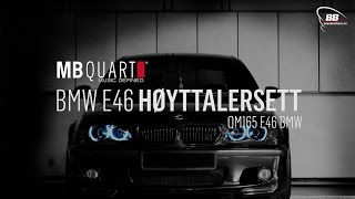 MB Quart QM165 BMW E46 [upl. by Oelgnaed]