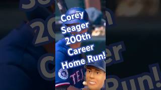 Corey Seager’s 200th Career Home Run texasrangers coreyseager homerun mlb baseball homer [upl. by Aillicirp]