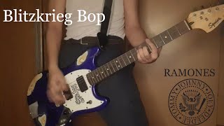 Ramones  Blitzkrieg Bop Guitar Cover [upl. by Burkley428]