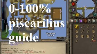 Zeah Guide How to Get 100 Favour Piscarilius House plus money making  osrs 07 [upl. by Teferi]