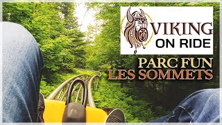 Viking Mountain Coaster  On Ride POV  Sommet Saint Sauveur Quebec [upl. by Benildis]