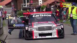 Reto Meisel 2013 im MB 190er Judd V8 RM1  Bergrennen La Roche La Berra Hillclimb Fantastic Sound [upl. by Roth]