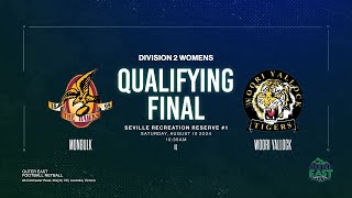 Qualifying Final Div 2 Snr Women Monbulk V Woori Yallock 10082024 [upl. by Yeslrahc]