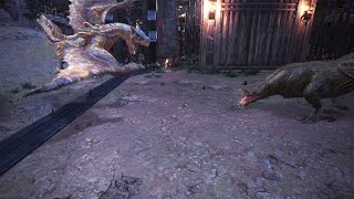 Tigrex Vs Deviljhofull fight mhw [upl. by Einafets297]