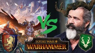 Bretonnia vs Wood Elves ORION amp KING LOUIS  Total War Warhammer Live BattleCast 156 [upl. by Ivar]