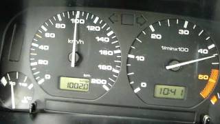 Polo 19 SDi acceleration 0100 kmh [upl. by Dhiren]