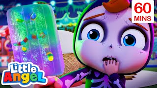 Halloween Carnival  Little Angel  Kids Cartoons amp Nursery Rhymes  Moonbug Kids [upl. by Weisbrodt]