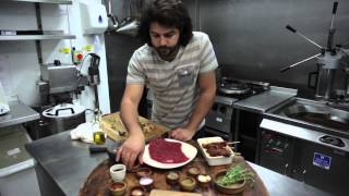 Video recipe Pinchos morunos with mojo picón by Omar Allibhoy [upl. by Magree778]