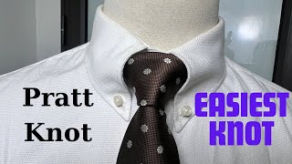 How to tie a Pratt Knot tie if you do it this way everyone will admire you Mr Tip1987 [upl. by Aihsatal24]