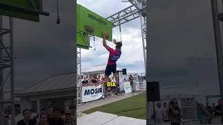 Dia memecahkan Rekor Dunia Ninja Warrior❗🏃🏼‍♂️⚡ shorts shortvideo [upl. by Devi43]