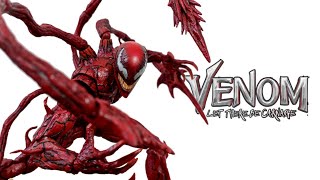 SH Figuarts Carnage Venom Let There Be Carnage Figure Review Español [upl. by Nykal]