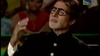 KABHI KABHI MERE DIL ME KHAYAL AATA HAI  Amitabh Bachchan in Kaun Banega crorepati with Daya [upl. by Arinayed642]