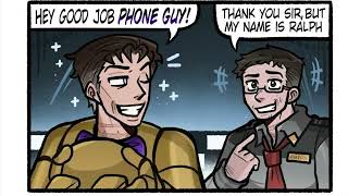 Phone guy real name fnaf comic dub [upl. by Eenitsed694]