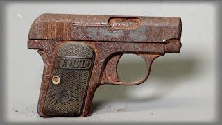 Restoration of a Seized up 1913 Colt Vest Pocket With test firing restoration [upl. by Aikemit]