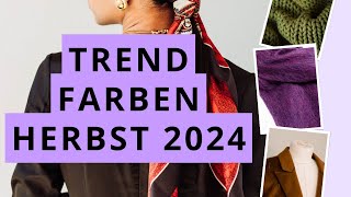 Die 7 besten Farbtrends Herbst 2024 Ultimativer Guide  Farbkombinationen [upl. by Nadine]