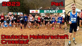 Deutsche Meisterschaft Crosslauf  Perl  2023  Matteo Kozka [upl. by Katharyn]