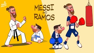 Effects of Messi being teammates with Sergio Ramos [upl. by Lessard]