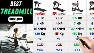 Top 5 Best Treadmill for Home Use in India  Durafit Treadmill VS Powermax Treadmill VS Sparnod [upl. by Lampert639]