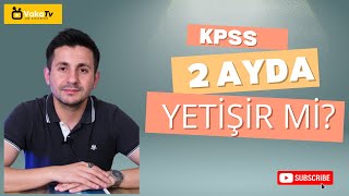 KPSS Konuları Kısa Zamanda Yetişir Mi [upl. by Rives]