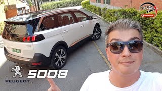 Novo Peugeot 5008  7 lugares e muita tecnologia  A RODA 38 [upl. by Nilkoorb]