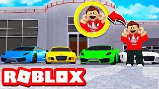 MAKING A 10000000 CAR DEALERSHIP IN ROBLOX [upl. by Aramal]