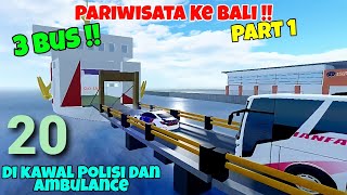 Kita Pariwisata ke Bali Naik Kapal Part 1  Roblox Car Driving Indonesia 20 [upl. by Hoebart605]