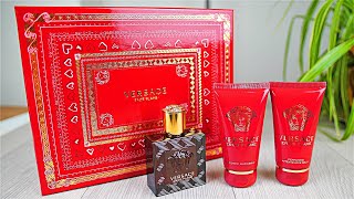 Versace Eros Flame Unboxing [upl. by Nrehtak]