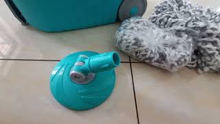 Unboxing Spotzero by Milton Royale Steel Wringer Spin Mop with Big Wheels Aqua Green 2 Refills [upl. by Saul]