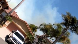 20140514 poinsettia fire carlsbad ca [upl. by Asoramla]