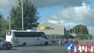 Spains Coach Hire Bus Intel Leixlip [upl. by Joline]