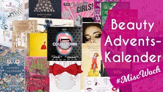 BESTE BEAUTY ADVENTSKALENDER 2017  Giveaway 🚧 Große Übersicht Kosmetik amp Makeup  MiscWoch [upl. by Anetsirhc193]